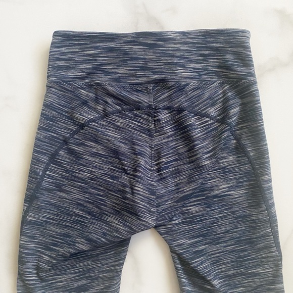 Outdoor Voices 7/8 Terra Knit Leggings in Heather Blue - Picture 3 of 5